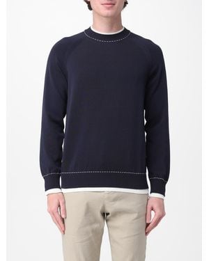 Eleventy Cotton Knit Jumper - Blue
