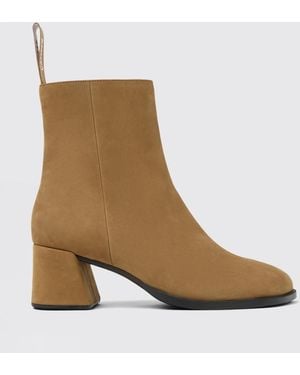 Camper Kora Ankle Boots - Natural