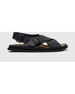 Camper Sandalias Lluc De Piel - Blanco