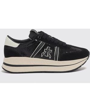 Premiata Bethcoin Platform Trainers - White