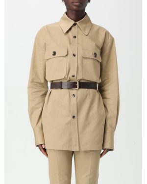 Saint Laurent Abrigo Mujer - Neutro