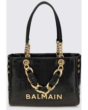 Balmain Shoulder Bag - Black