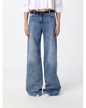 Elisabetta Franchi Low-Rise Flared Jeans - Blue