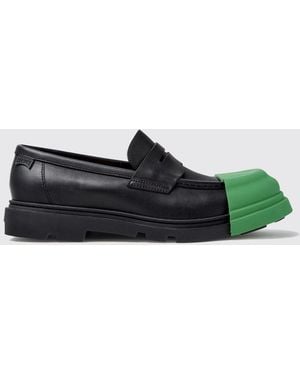 Camper Bicolour Junction Loafers - Green