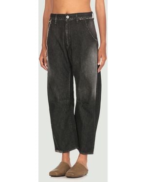 Y's Yohji Yamamoto Vaquero Mujer - Negro