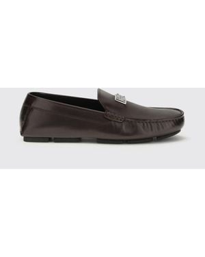 Dolce & Gabbana Dolce &Amp Gabbana Leather Driver Loafers - White