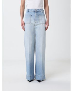 Victoria Beckham Palazzo Denim Jeans - Blue