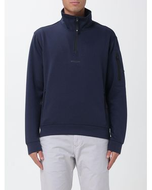 Murphy & Nye High-Neck Sweatshirt With Half-Zip Closure - Blue