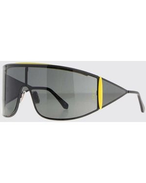 Loewe Metal Mask Sunglasses With Adjustable Nose Pads - Gray