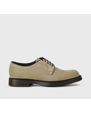 Doucal's Suede Derby Shoes - White