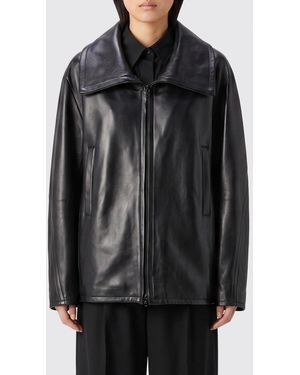 Phoebe Philo Lambskin Leather Jacket - Black