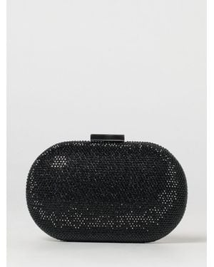 Twentyfourhaitch Sunrise Crystal Clutch - Black