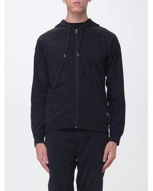 Paul Smith Sudadera Con Capucha Y Cremallera De Algodón Con Bolsillos Laterales Y Cordón - Azul