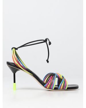 MSGM Heeled Sandals - White