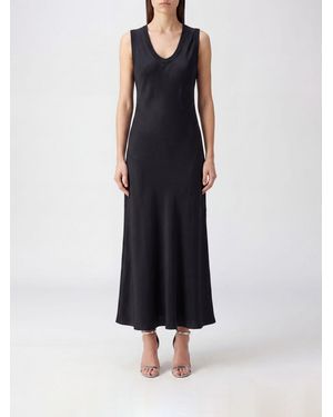 Ami Paris Viscose Midi Dress - Blue