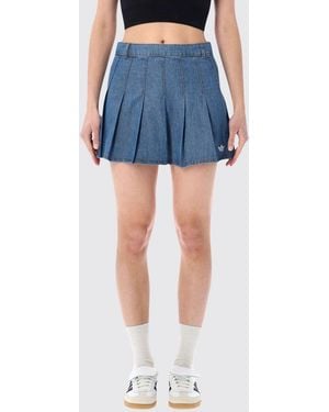 adidas Originals Cotton Mini Skirt - Blue