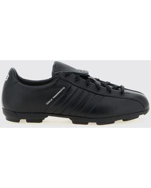 Y-3 Field Leather Trainers - Black