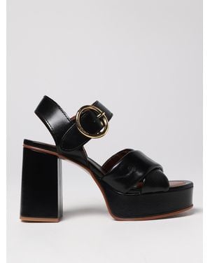 See By Chloé New Gaucho Sandals In Nappa Leather - Black