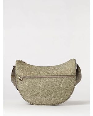 Borbonese Luna Middle Bag - Grey