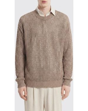 Maison Kitsuné Maison KitsunÉ Cotton Knit Top - Brown