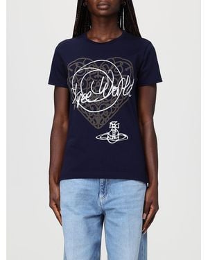 Vivienne Westwood T-Shirt Femme - Bleu