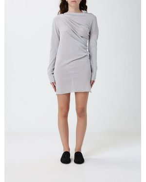 Paloma Wool Slim Fit Asymmetrical Mini Dress - Gray
