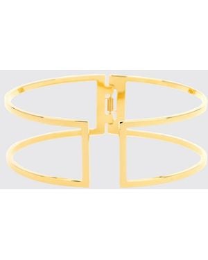 Elisabetta Franchi Brass Bracelet - Natural