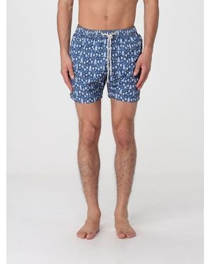 MC2 Saint Barth Boxer Swim Trunks - Blue