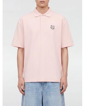 Maison Kitsuné Maison Kitsun&Eacute Polo Shirt - Pink