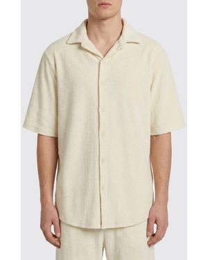 Off-White c/o Virgil Abloh Casual Viscose Shirt - Natural