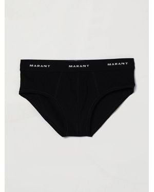 Isabel Marant Stretch Cotton Briefs - Black