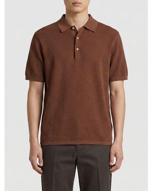 Aspesi Cotton Polo Shirt - Brown