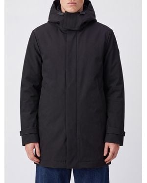 Peuterey Groff Water-Repellent Technical Fabric Parka With Detachable Hood - Blue