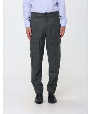 Brunello Cucinelli Straight-Leg Virgin Wool Cargo Pants - Gray