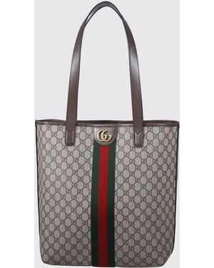 Gucci Ophidia Gg Supreme Canvas Tasche - Weiß