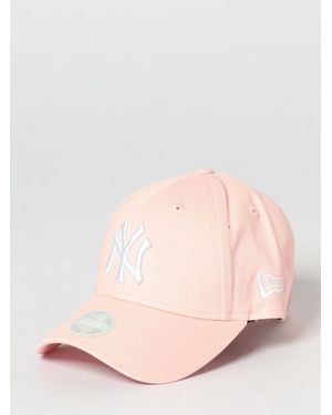 KTZ 9Forty Ny Yankees Embroidered Logo Cotton Cap - Pink