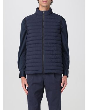 Peuterey Quilted Nylon Vest - Blue