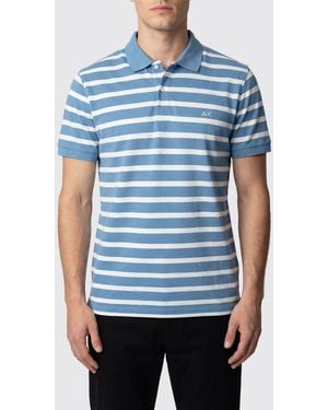 Sun 68 Polo Shirt - Blue