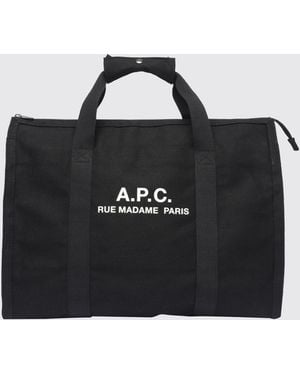 A.P.C. Récupération Large Travel Bag - Black