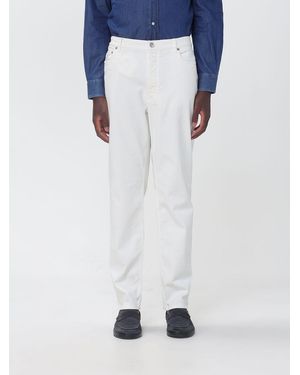 Brunello Cucinelli Vaqueros De Corte Recto De Denim De Algodón Con Cinco Bolsillos - Azul