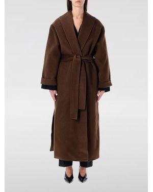 By Malene Birger Cappotto A Vestaglia Di Lana - Marrone