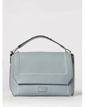 Lancel Ninon Grained Leather Bag - Gray