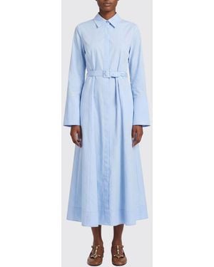 Gabriela Hearst Cotton Shirtdress - Blue