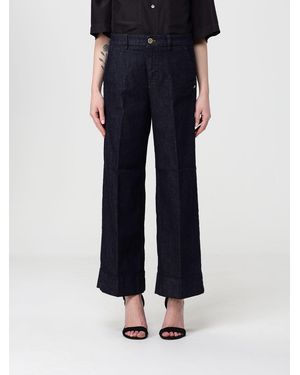 Mason's Stretch Cotton Straight Trousers - Blue