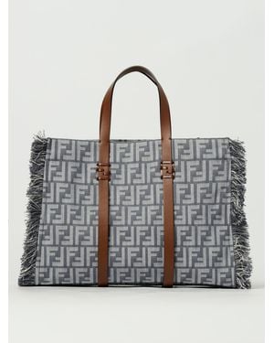 Fendi Schultertasche Damen - Grau