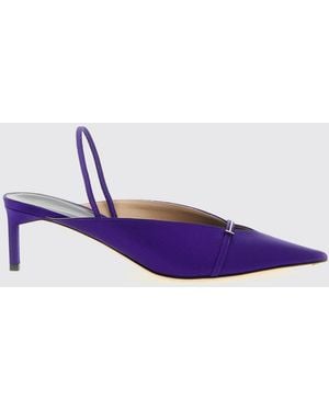 Tom Ford D'Orsay Satin Slingback Pumps - Purple