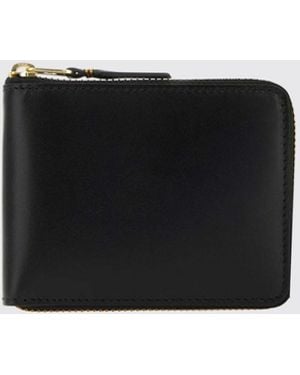 Comme des Garçons Comme Des GarÇ Ons Leather Wallet With Coin Pocket And Zip Closure - White
