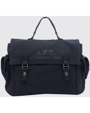 A.P.C. Borsa Messenger Recuperation - Blu