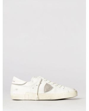 Philippe Model Prsx Suede Sneakers - White