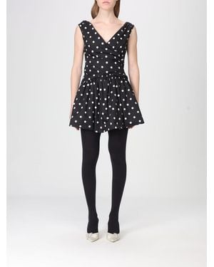 Self-Portrait Abito A Ruota - Nero